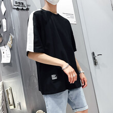 丹杰仕（DAN JIE SHI） 五分袖 男士T恤 黑色 XL，L，M，XXXL，XXL