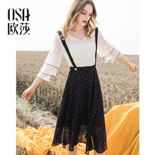 OSA 圓點(diǎn) 波點(diǎn) 連衣裙