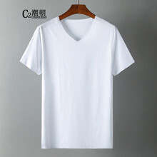C2潮朝（chaochao） 短袖 男士T恤 白色 XL，L，XXL，M，XXXL