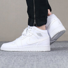 NIKE籃球鞋純白 