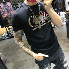 CQA 短袖 男士T恤 黑色 