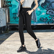 唐獅（TonLion） 中腰 哈倫褲 女 長(cháng)褲 休閑褲