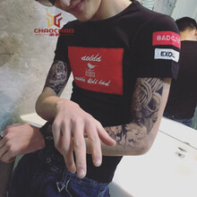 C2潮朝（C2 CHAOZHAO） 短袖 男士T恤 深黑色 S，XL，L，XXXL，M，XXL