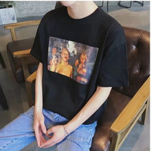 騎士普?。≒utin·Rider） 短袖 男士T恤 男孩黑短袖 