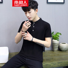 南極人（Nanjiren） 短袖 男士T恤 H106黑色 XL，L，M，XXL，XXXL