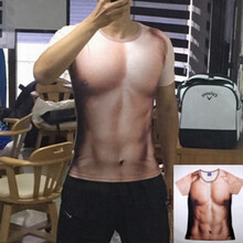 XBLGX 短袖 男士T恤 肌肉男 S，XL，L，M