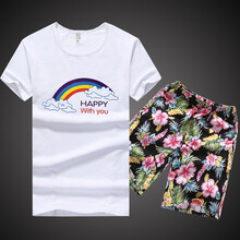 丹杰仕（DAN JIE SHI） 短袖 男士T恤 彩虹+22號色 XL，L，XXXL，M