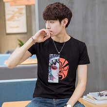 勛度（XUNDU） 短袖 男士T恤 黑色 XL，L，XXXL，M，加大，XXL