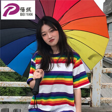 蓓嫣 印花 短袖 T恤 女 圓領(lǐng)