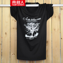 南極人（Nanjiren） 長(zhǎng)袖 男士T恤 黑色小樹 XL，L，XXL，XXXL，M