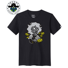 搖滾唐朝（ROCKTANG） 短袖 男士T恤 黑色T恤 羊 S，XL，L，XXXL，M，XXL