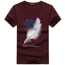 古萊登（GODLIKE） 短袖 男士T恤 酒紅羽毛 