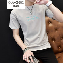 暢登（CHANGDENG） 短袖 男士T恤 可樂(lè )灰 