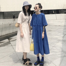 澳元健 純色  連衣裙