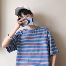 普戈斯（PUGESI） 短袖 男士T恤 藍(lán)色 S，XL，L，XXL，M