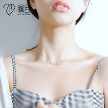 女生鑲鉆項(xiàng)鏈
