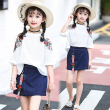 女童套裝夏連衣裙