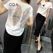CQA  短袖 T恤 女 圓領(lǐng)