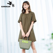 哥弟（GIRDEAR）  荷葉邊 連衣裙