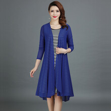 暢印 V領(lǐng) 長(cháng)袖 女 短外套 拼接