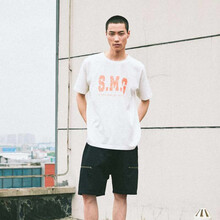SMUDGE STORE 短袖 男士T恤 白色 