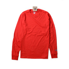 Champion 長(cháng)袖 男士T恤 紅色 