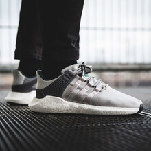 阿迪達(dá)斯（Adidas）跑步鞋灰綠CQ2395 