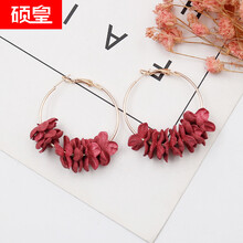 紫紅色耳環(huán)