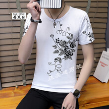 丹杰仕（DANJIESHI） 短袖 男士T恤 白色 XL，L，M，XXL，XXXL