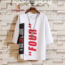 C2潮朝（C2 CHAOZHAO） 短袖 男士T恤 白色上衣單件 S，XL，L，M，XXL，XXXL