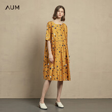 噢姆（AUM） 圓點(diǎn) 波點(diǎn) 連衣裙