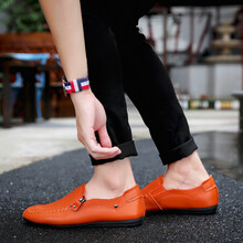 華霸（HUABA）男士633款棕色 44