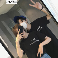 AR 短袖 男士T恤 小朋友(黑色) S，XL，L，XXL，M