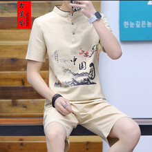 古萊登（GODLIKE） 短袖 男士T恤 中國(guó)夢(mèng)卡其色 XL，L，M，XXL，XXXL