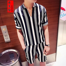 古萊登（GODLIKE） 五分袖 男士T恤 TZ07黑色 S，XL，L，XXXL，XXL，M