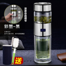 圓形雙層玻璃杯，喝出健康
