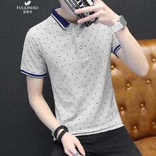 富貴鳥（FUGUINIAO） 短袖 男士T恤 802灰色 XL，L，XXL，M，XXXL