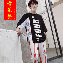 古萊登（GODLIKE） 七分袖 男士T恤 紅色 XL，L，XXL，XXXL，M