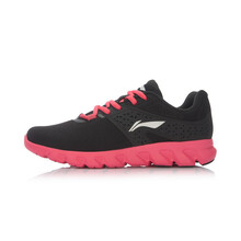 李寧（LI-NING）跑步鞋 ARHM004-5 新基礎(chǔ)黑∕蕉紅色 