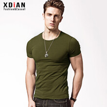 續(xù)點（XDIAN） 短袖 男士T恤 軍綠色 