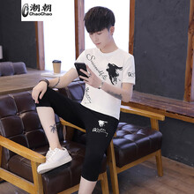 C2潮朝（C2 CHAO CHAO） 短袖 男士T恤 白色套裝 XL，L，XXL，XXXL，M