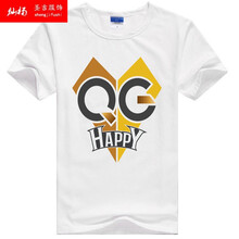 燦楊 短袖 男士T恤 HAPPY白色 