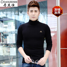 丹杰仕（DAN JIE SHI） 長袖 男士T恤 黑色 L