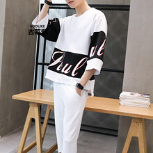 古萊登（GODLIKE） 七分袖 男士T恤 B1140-白色 XL，L，M，XXL，XXXL
