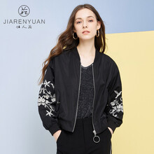 佳人苑（JiaRenyuan） POLO領(lǐng) 長袖 女 短外套 圓環(huán)，刺繡