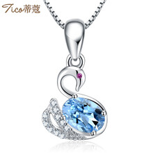 項鏈銀吊墜蒂蔻