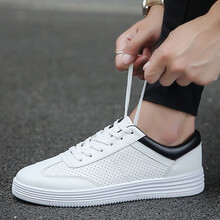 束鹿牛（SHULUNIU）板鞋152白黑【夏季透氣款】 39