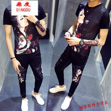 鼎度（DINGDU） 短袖 男士T恤 黑色 XL，L，M，XXXL，XXL