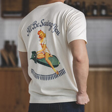 馬登（Maden） 短袖 男士T恤 米色（子彈） 