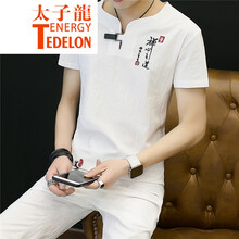太子龍（TEDELON） 短袖 男士T恤 白色 M